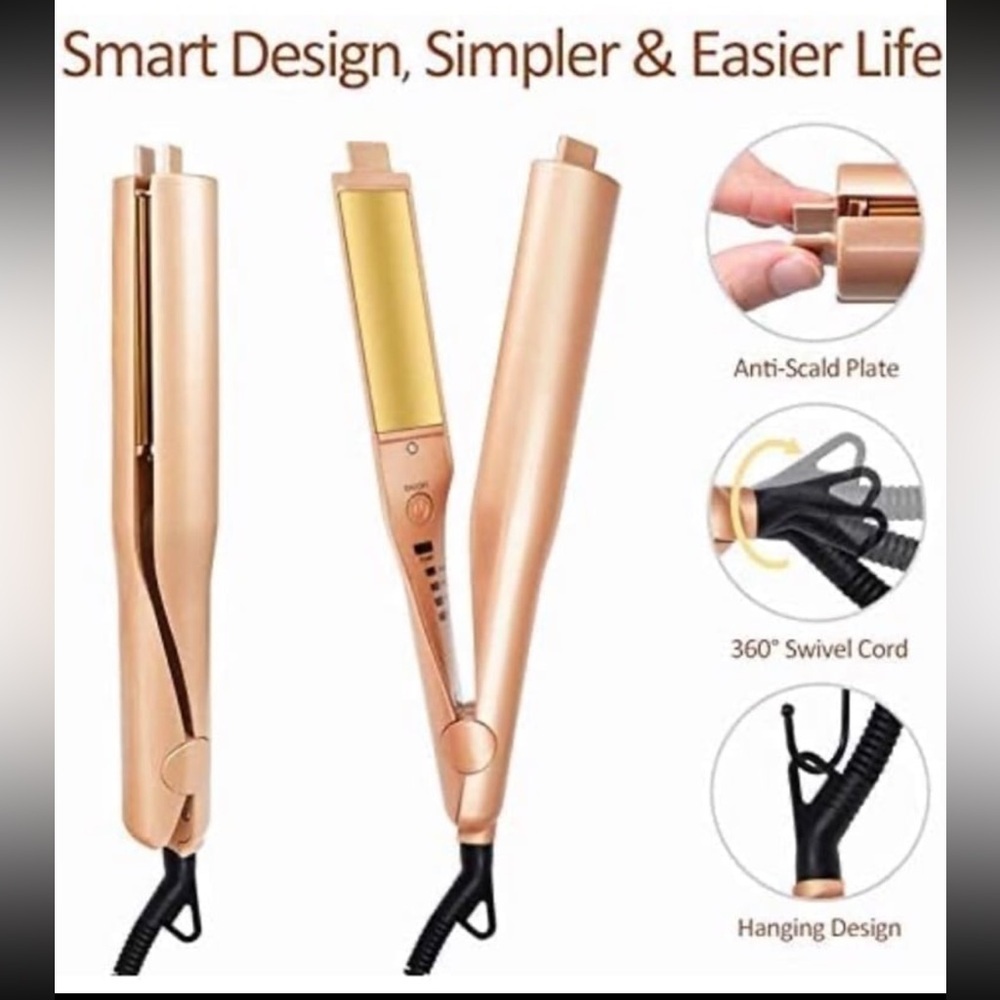 ION-Ionic Technology Curling Iron ROSE GOLD, HS-058-ION
